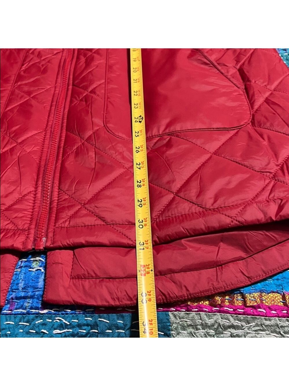 Lands' End Women's Burgundy Hooded Jacket. XL (18). Like new - Picture 11 of 11